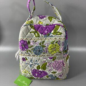 NWT Vera Bradley Lunch Bag Watercolor Insulated Lunchbox Gray